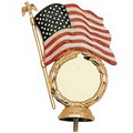 U.S. Flag Plastic Riser w/2" Insert Space